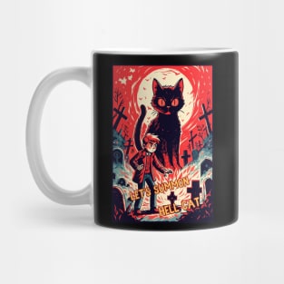 Let's summon hell cat Mug